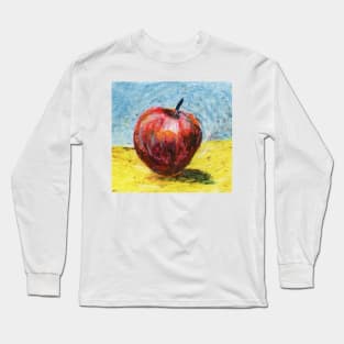 Red Apple Painting Long Sleeve T-Shirt